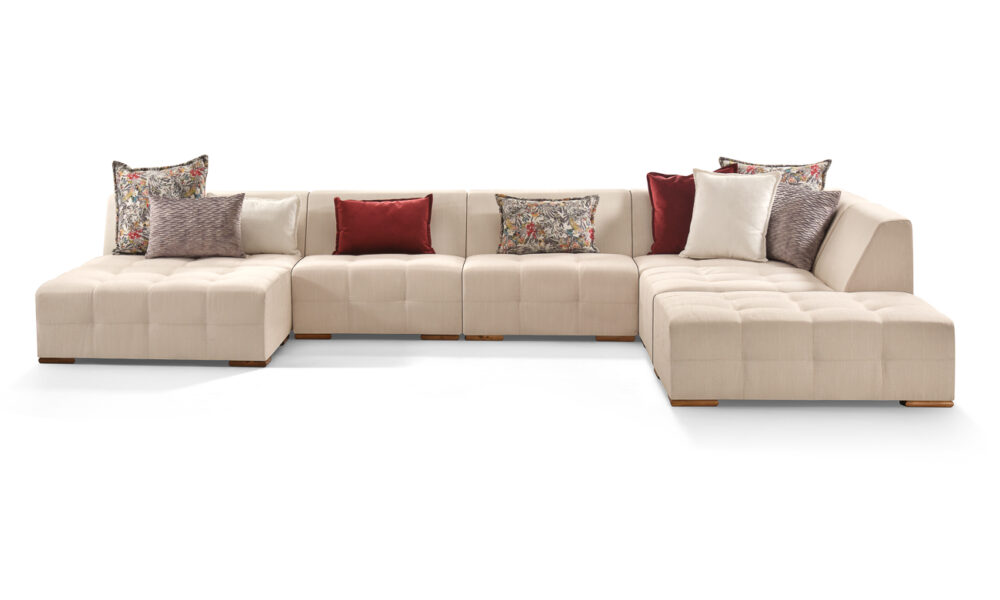 Myra, Salon en U, 1.8×4.2×2.7m