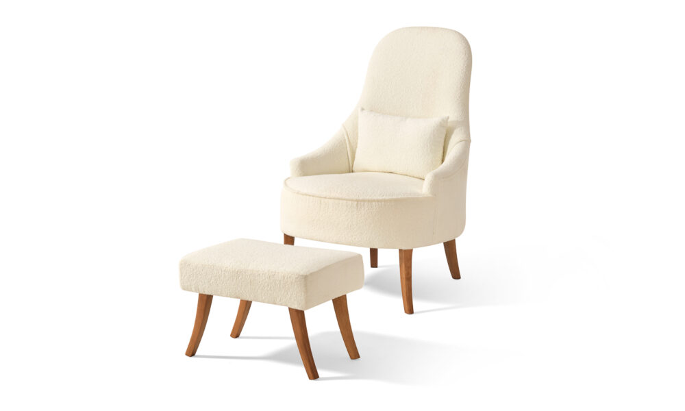 Venise, Fauteuil + Tabouret